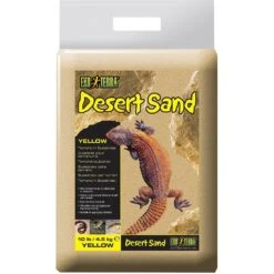 Exo Terra Desert Sand Terrarium Reptile Substrate, Yellow