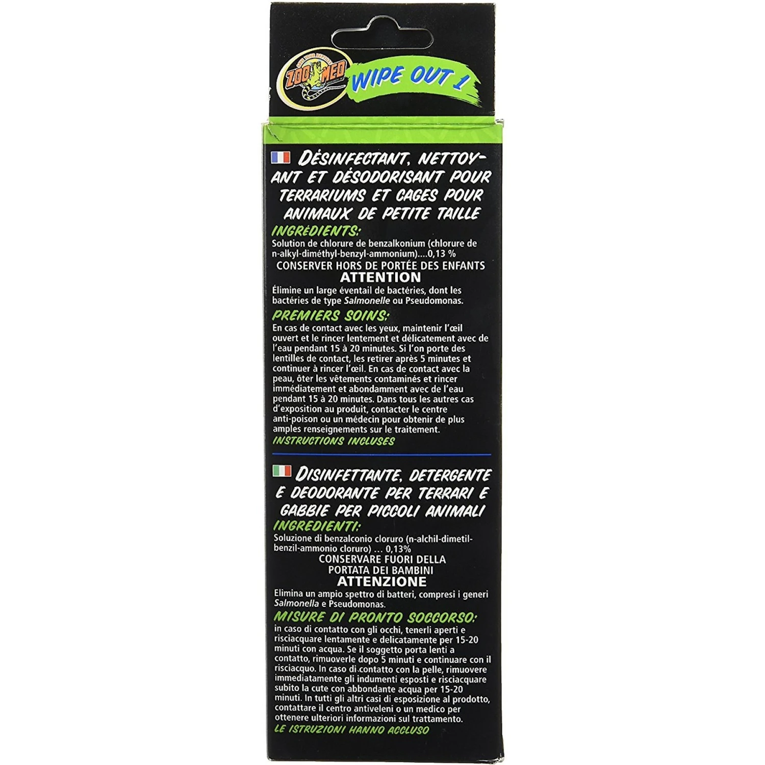 Zoo Med Wipe Out Terrarium & Small Animal Cage Cleaner 4 Zoo Med Wipe Out Terrarium & Small Animal Cage Cleaner - Image 2