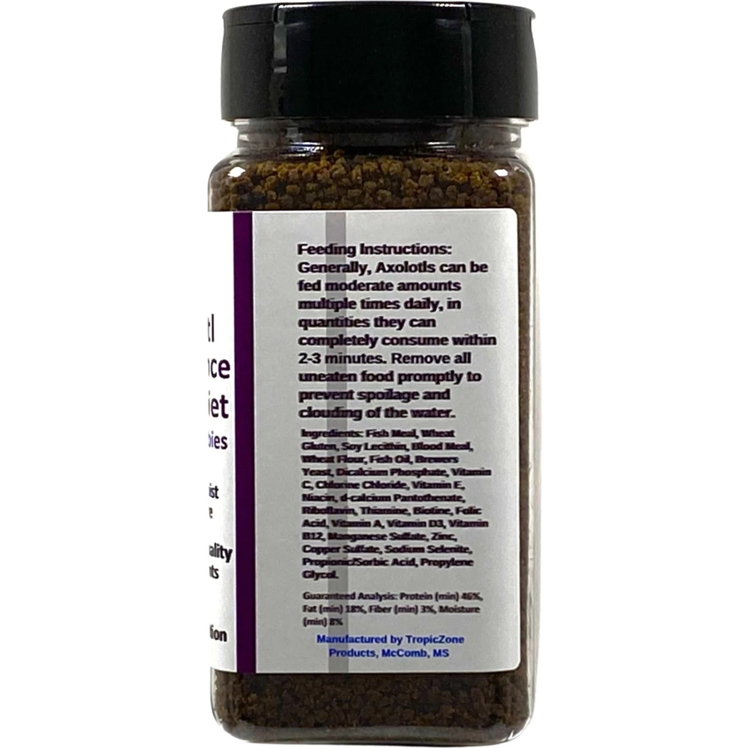 TropicZone Axolotl Performance Daily Diet For Babies Reptile Food 5 TropicZone Axolotl Performance Daily Diet For Babies Reptile Food - Image 3