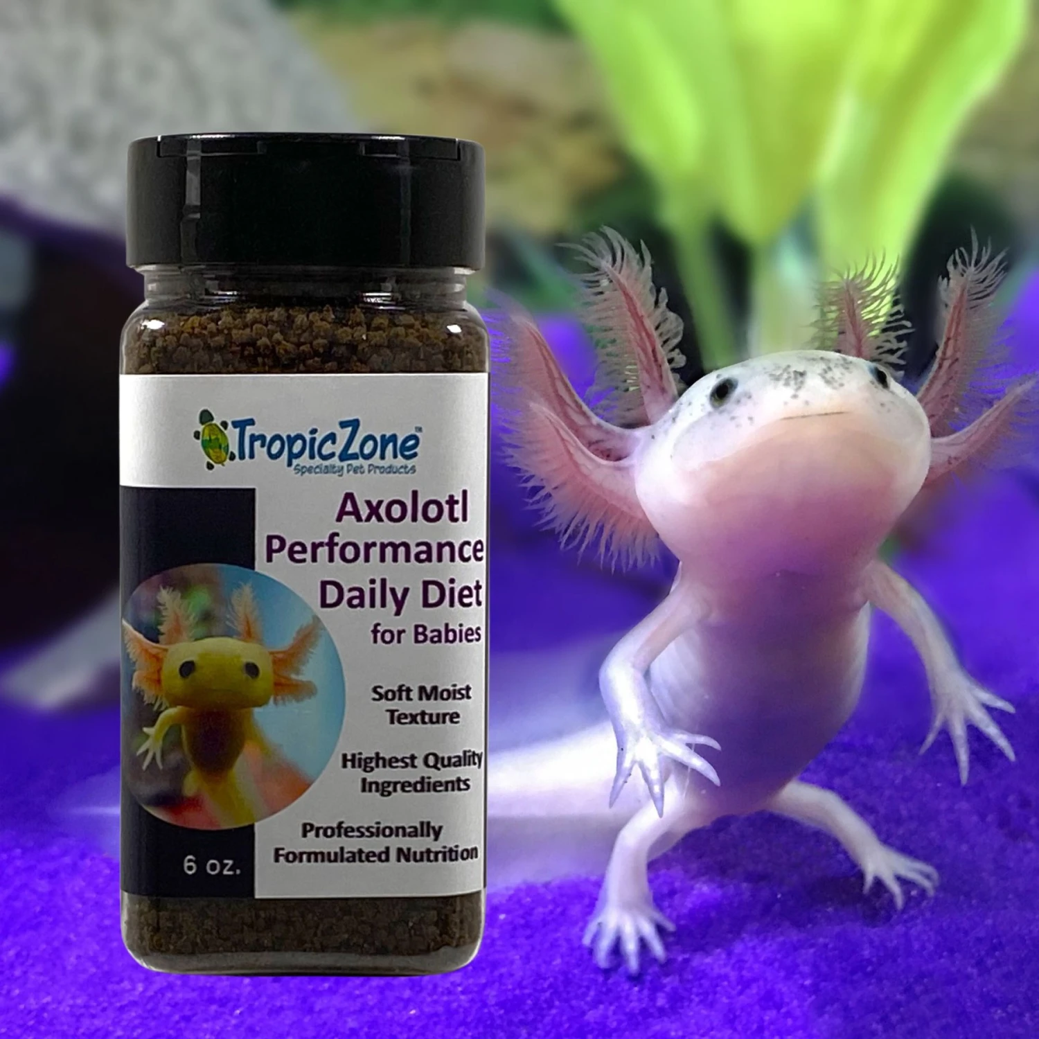 TropicZone Axolotl Performance Daily Diet For Babies Reptile Food 7 TropicZone Axolotl Performance Daily Diet For Babies Reptile Food - Image 5