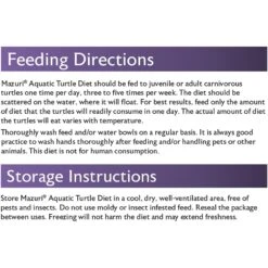 Mazuri Aquatic Turtle Food -Pet Supplies Store 97198 PT7. AC SS1800 V1619206370