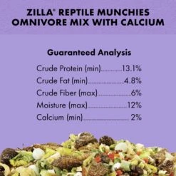 Zilla Reptile Munchies Omnivore With Calcium -Pet Supplies Store 97671 PT4. AC SS1800 V1685646678