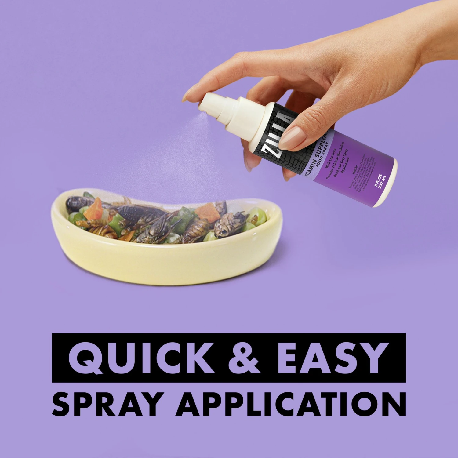 Zilla Vitamin Supplement With Beta Carotene Reptile Food Spray 6 Zilla Vitamin Supplement With Beta Carotene Reptile Food Spray - Image 4