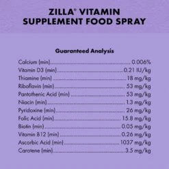 Zilla Vitamin Supplement With Beta Carotene Reptile Food Spray 11 Zilla Vitamin Supplement With Beta Carotene Reptile Food Spray -Pet Supplies Store 97782 PT4. AC SS1800 V1638487369
