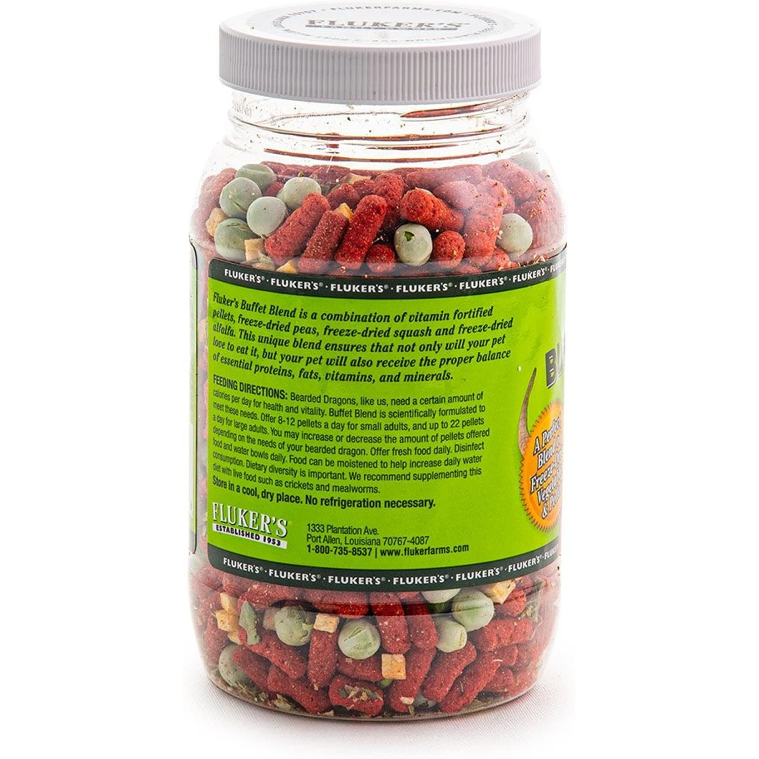 Fluker's Buffet Blend Veggie Variety Adult Bearded Dragon Food 5 Fluker's Buffet Blend Veggie Variety Adult Bearded Dragon Food - Image 3