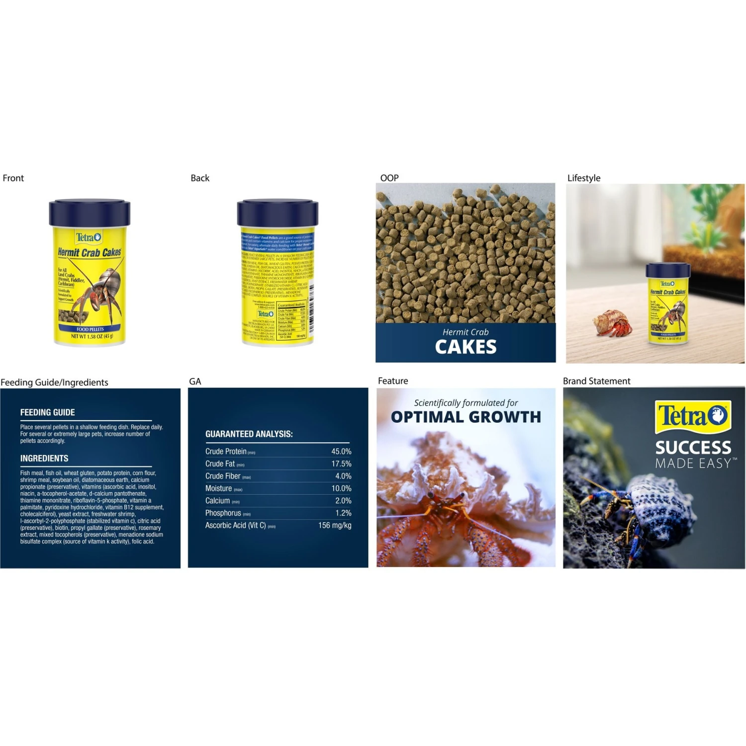 Tetrafauna Hermit Crab Cakes Pellet Land Crab Food 11 Tetrafauna Hermit Crab Cakes Pellet Land Crab Food - Image 9